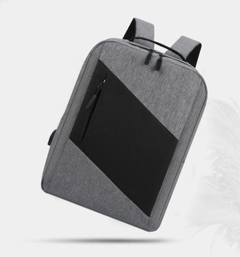 Grey Nylon Laptop Bag Set of 3