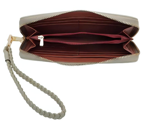 Leather bridal clutch for Girls