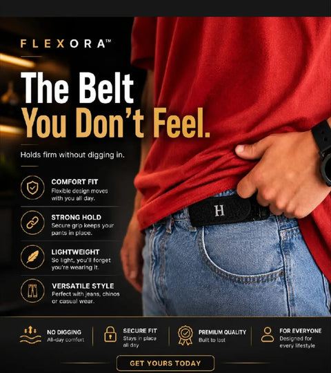 Elastic Material Belt For Men