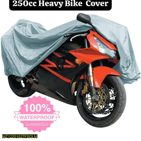 250cc Motorcycle heavy bike Waterproof Gray Cover