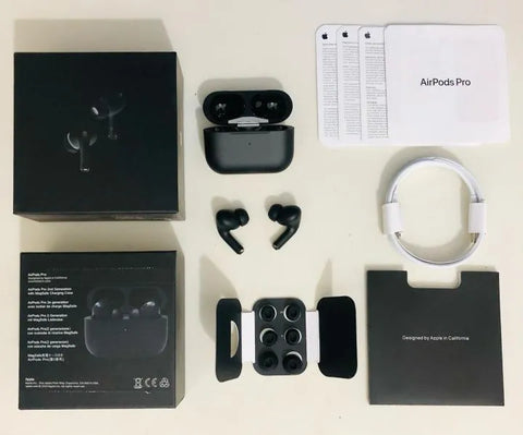 Black Earbuds Pro 2 Wireless Earbuds