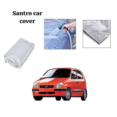 Hyundai Santro Car Cover Waterproof Black 100%