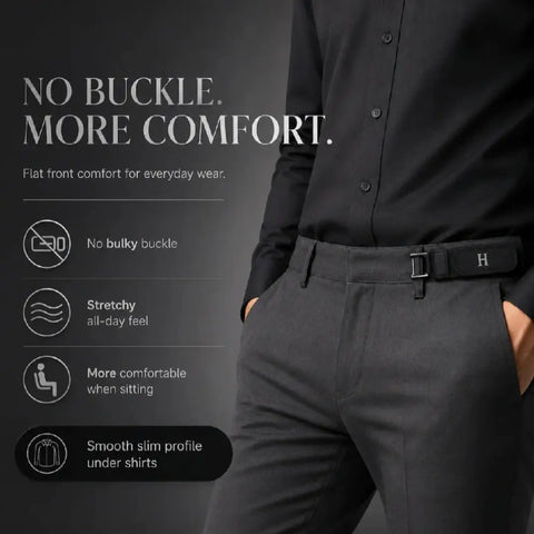 Elastic Material Belt For Men