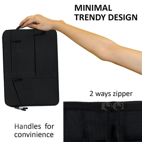 Black Oxford Laptop Sleeve 15" for Students & Professionals