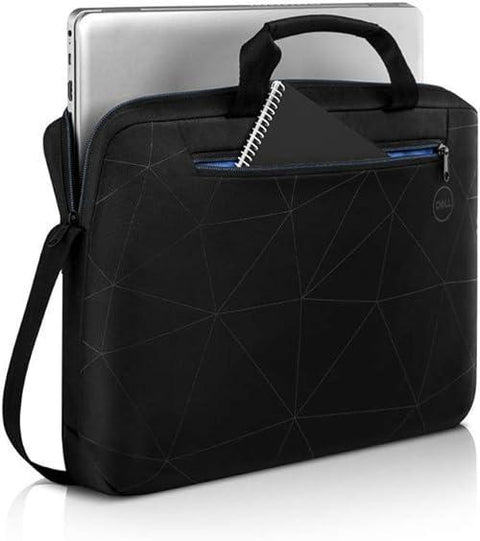 15-inch Laptop Bag Black Geometric Nylon 15"