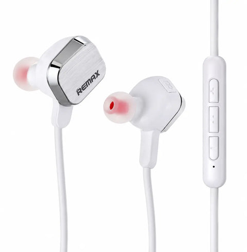 REMAX Wireless Neckband Earphones – Bluetooth Stereo Headset with Magnetic Earbuds