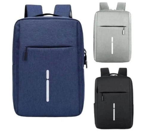 Stylish Laptop Bag Blue Gray Black Polyester Lightweight