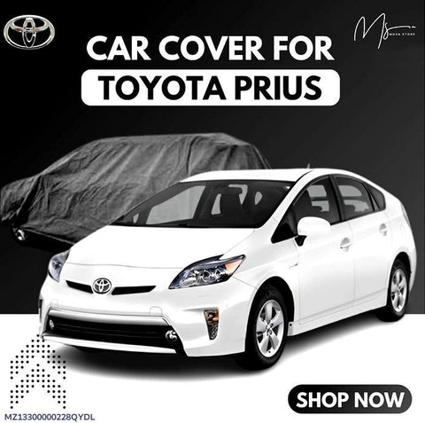 Premium Grey Car Cover for Toyota Prius - Durable Weather Resistant