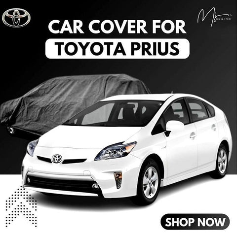 Premium Grey Car Cover for Toyota Prius - Durable Weather Resistant