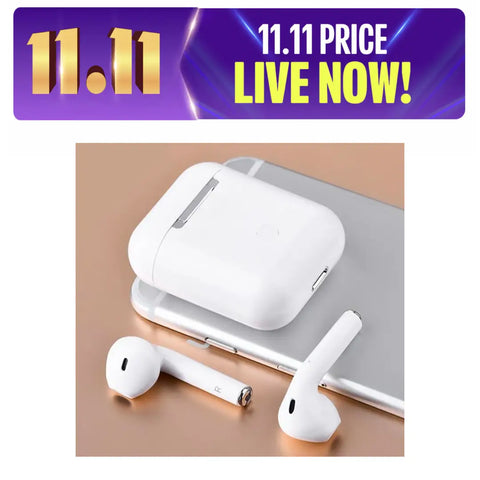 i12 TWS Wireless Earbuds | Bluetooth Earphones with Charging Case | Touch Control | HD Stereo Sound