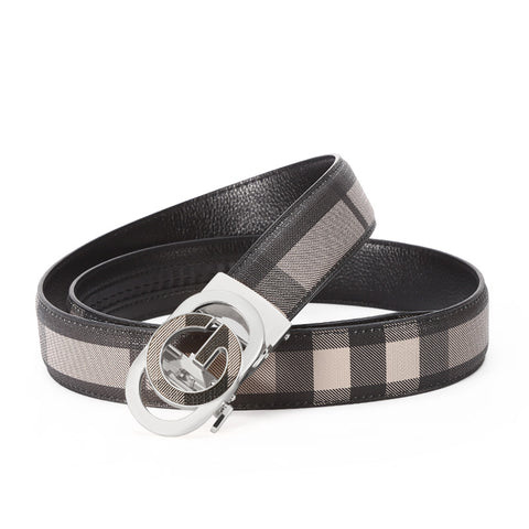 *Product Name*: Men Leather Automatic Buckle Belt Gold Black Fashion Business