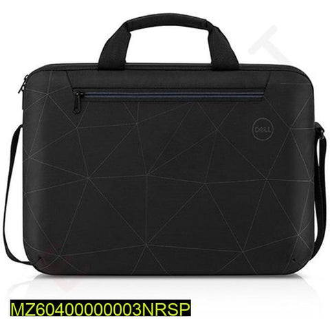 15-inch Laptop Bag Black Geometric Nylon 15"