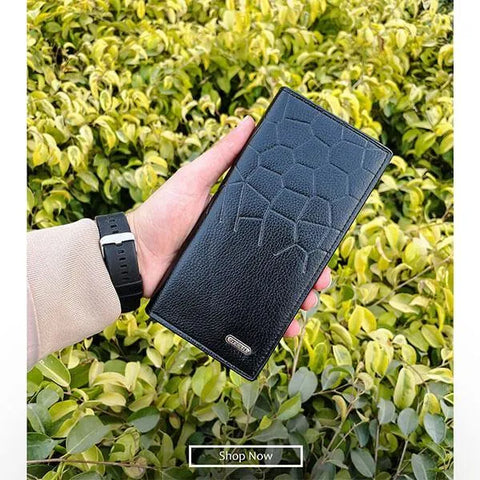 *Product Name*: Men's Leather Wallet Half-Crocodile Multicolor