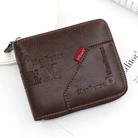 *Product Name*: Men's Leather Zip Wallet Multicolor Fashion