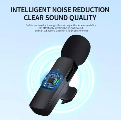 *Product Name*: K8 Wireless Microphone Noise Reduction 3IN1 Black