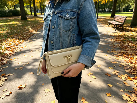 Women's PU Leather Plain Clutch