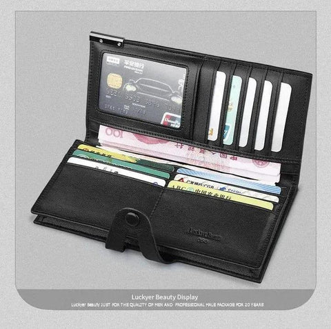 *Product Name*: Men's Leather Wallet with 6 Card Holder Pockets - 1 Pc