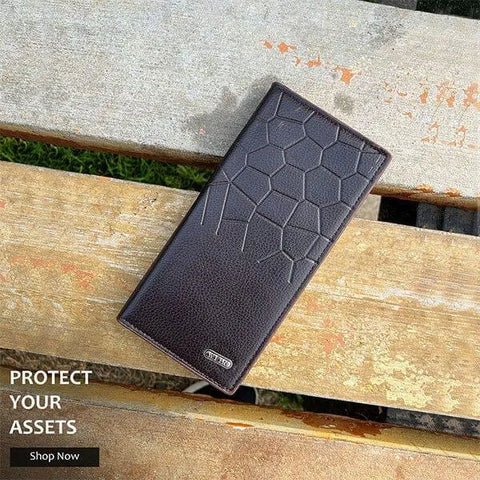 *Product Name*: Men's Leather Wallet Half-Crocodile Multicolor
