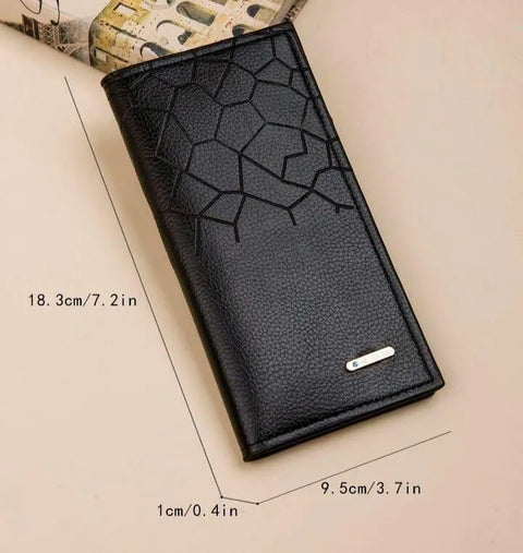 *Product Name*: Men's Leather Wallet Half-Crocodile Multicolor